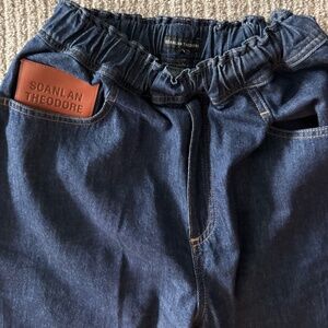Scanlan Theodore DENIM SOFT WAIST JEAN - INDIGO.8 × 1